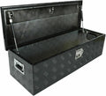 39in x 13in x 10in Black Aluminum Truck Bed Tool Box - Secure Storage