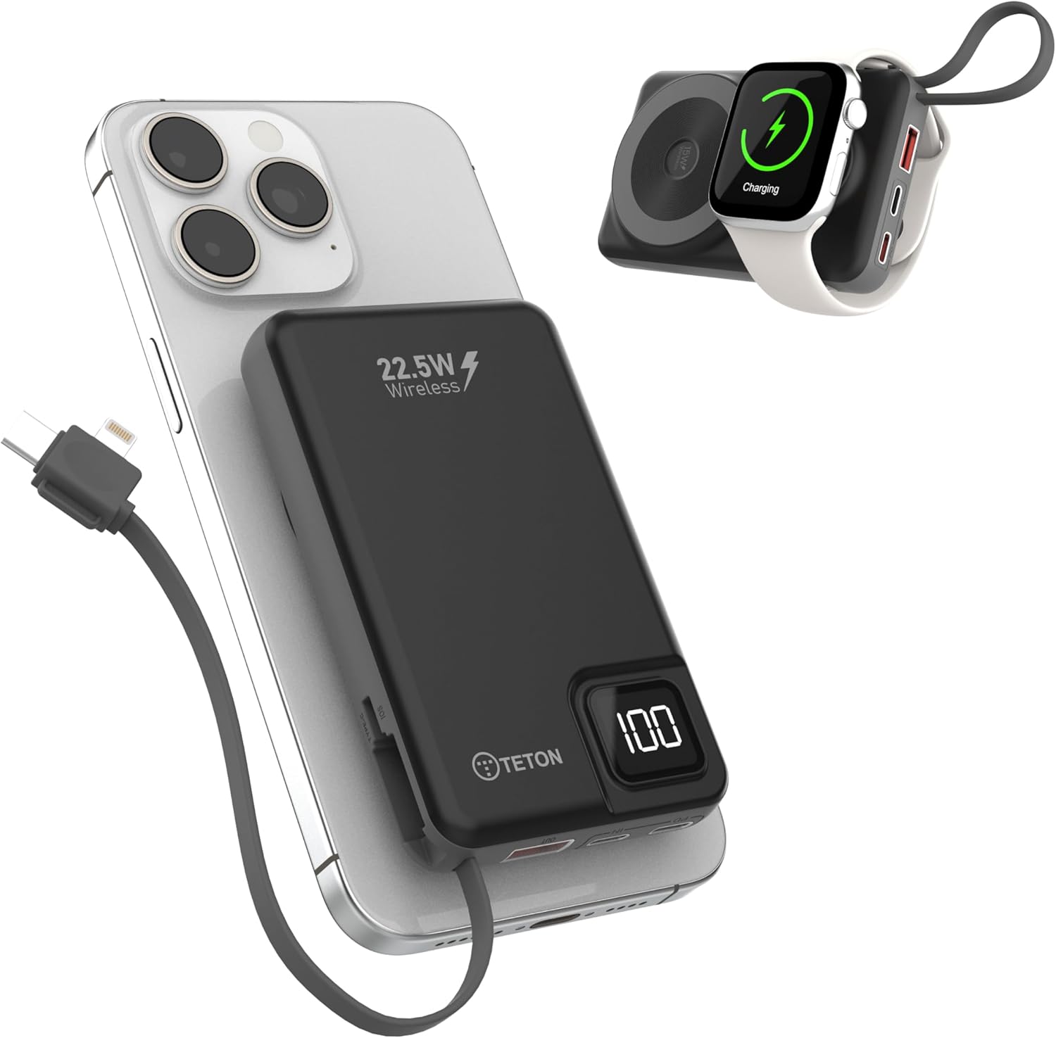 TETON 5-in-1 Magsafe Power Bank 10000mAh