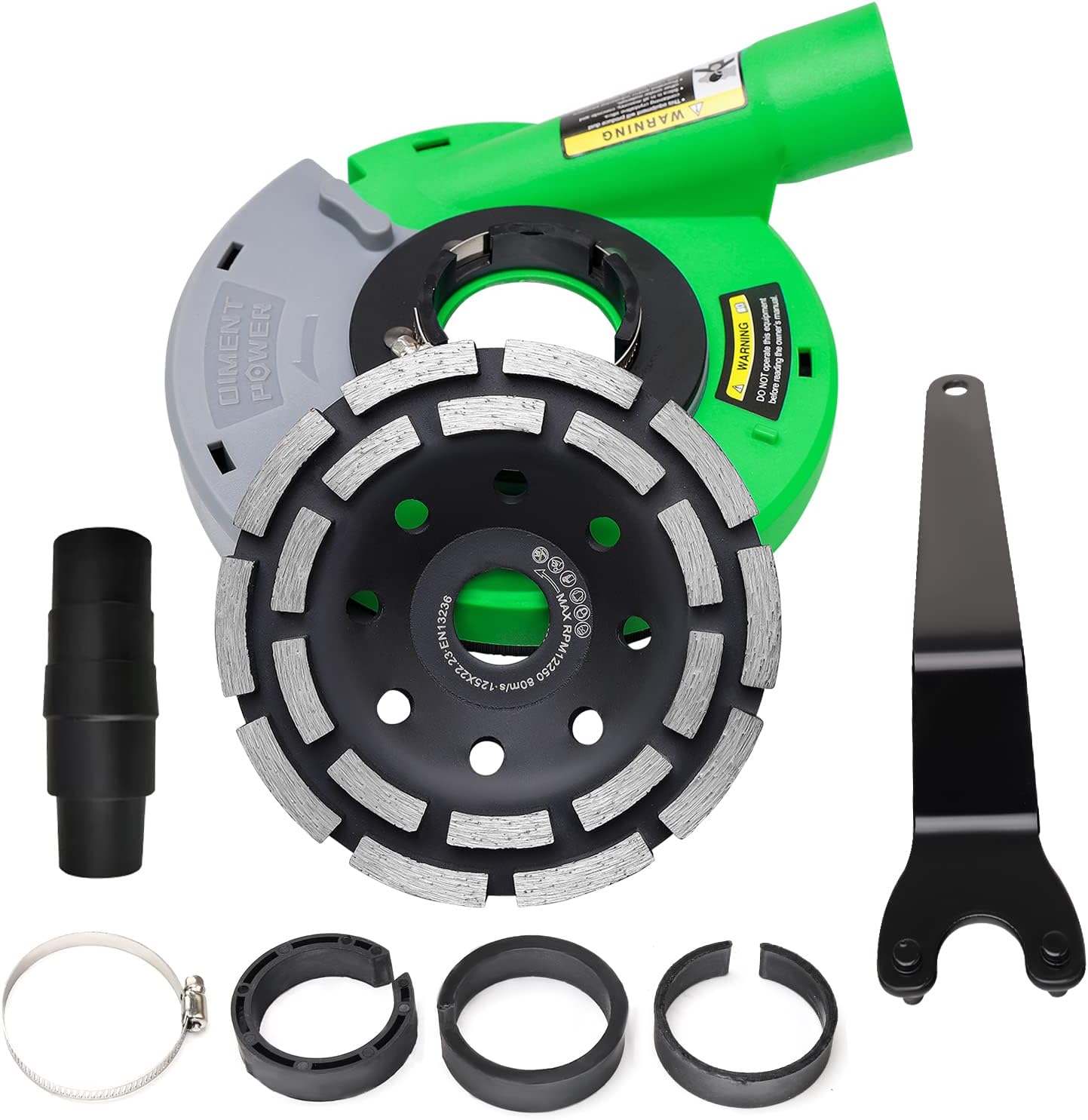 Diment Power Grinding Dust Shroud for Angle Grinders 4 1/2 to 5 in