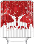 Xmas Shower Curtain Set by Ochine - Festive Bathroom Joy!