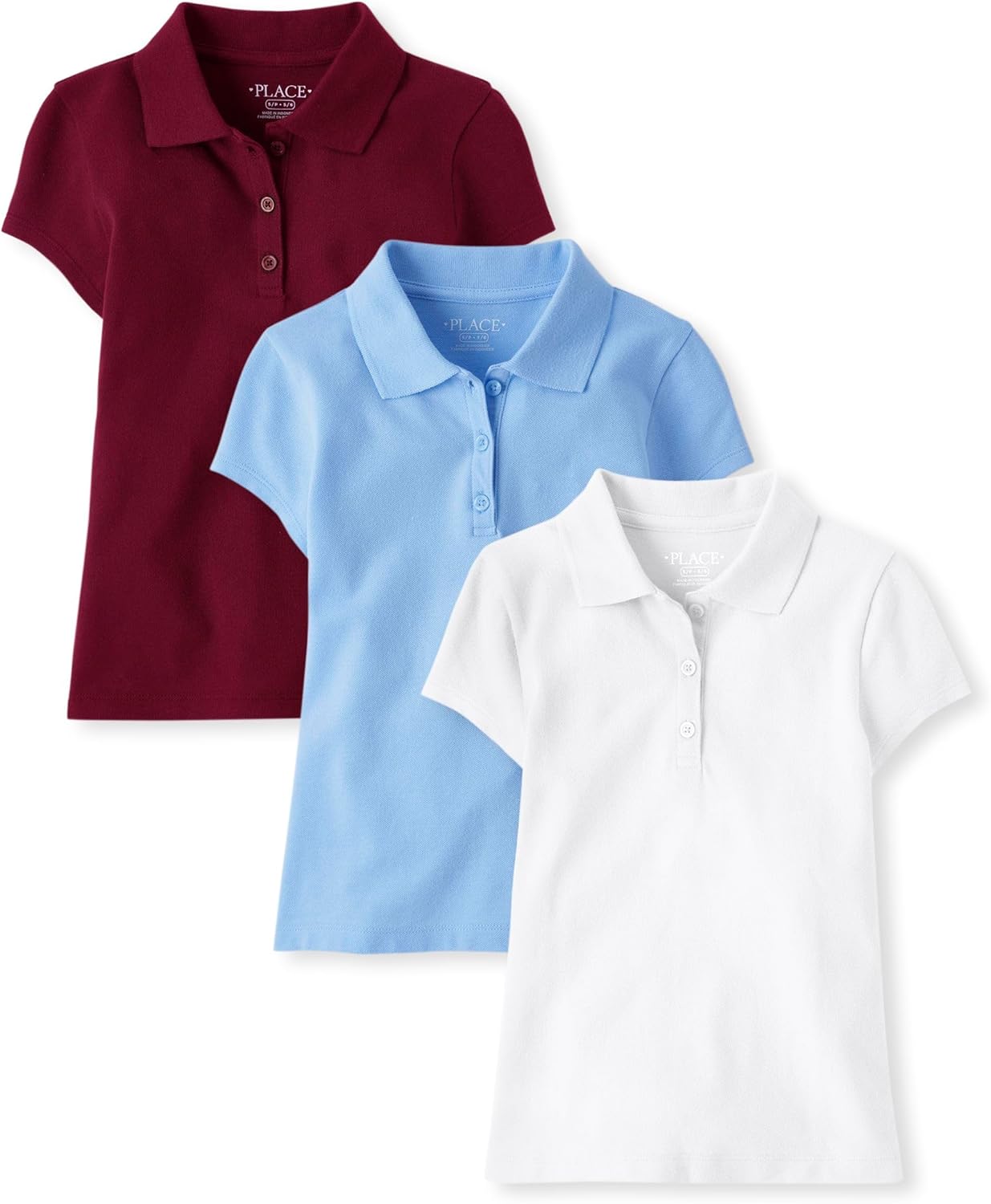 Multipack Short Sleeve Pique Polo for Kids - Classic Style