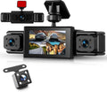 360 Dash Cam Front and Rear Inside Left Right - 4 Channel FHD