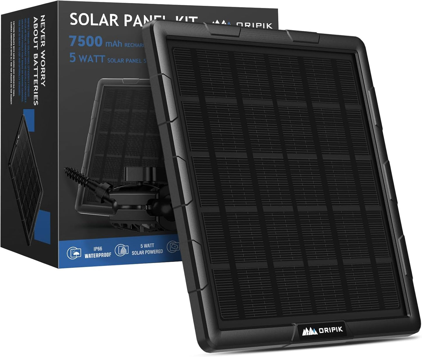 Trail Camera Solar Panel with USB-C for Game Camera Power