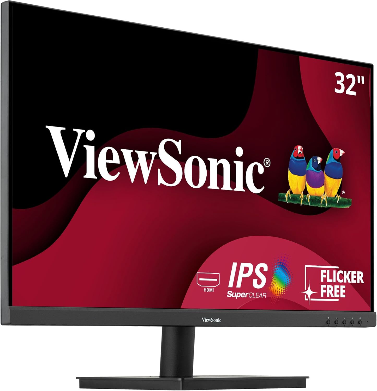 ViewSonic 32 Full HD Monitor - Frameless Design, Crisp Display