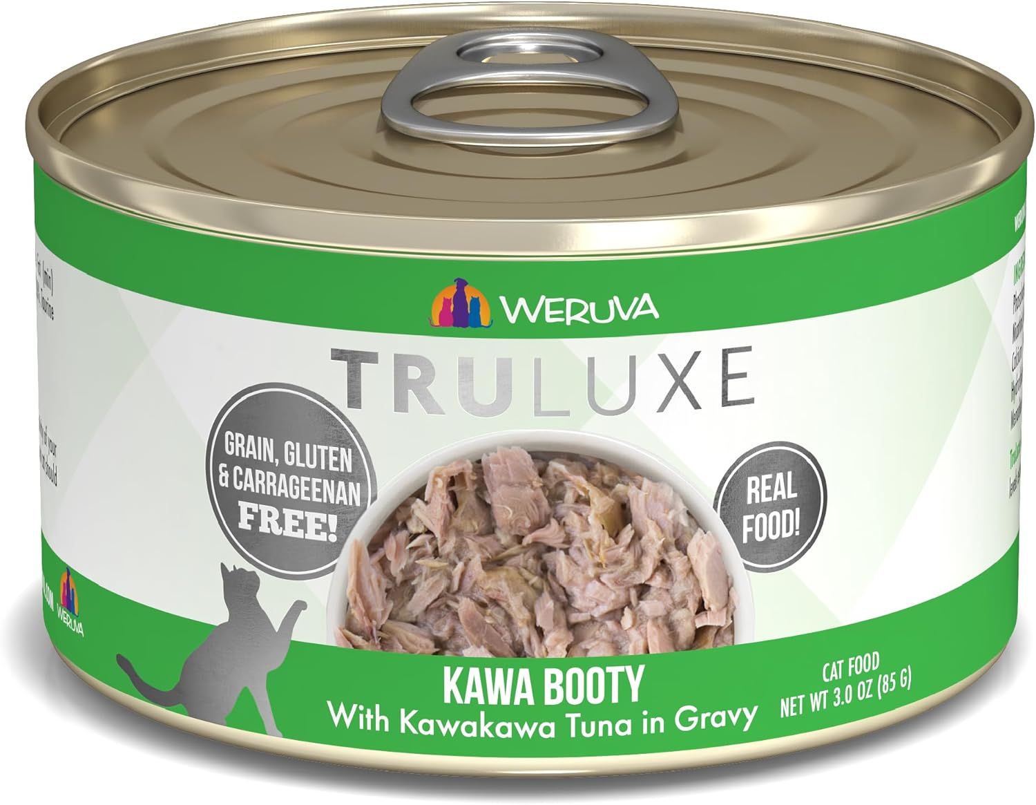 Weruva Truluxe Kawa Booty Cat Food with Tuna in Gravy 24 Pack