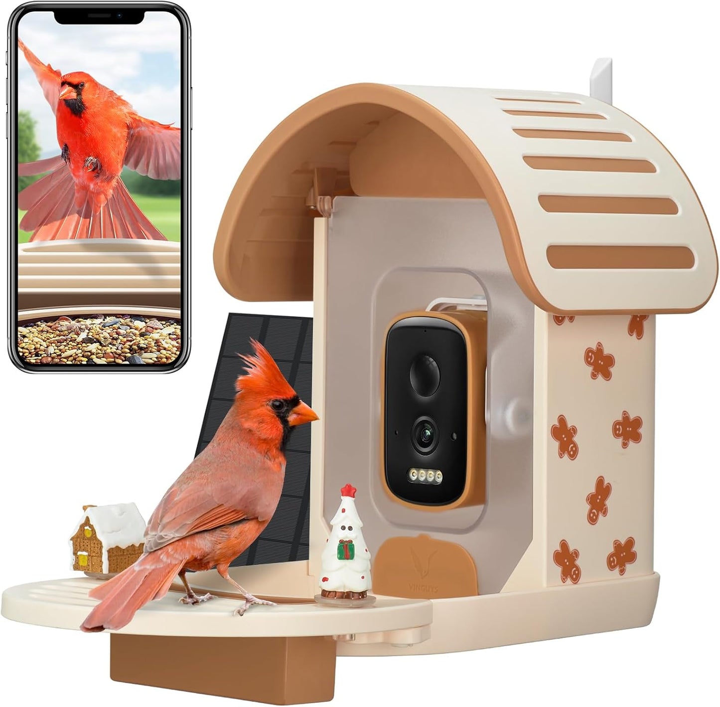 Vinguys Bird Feeder with Camera - Smart Bird Watching Experience