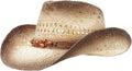 Western Outback Cowboy Hat Straw Cowgirl Hat - Breathable Sun Shield
