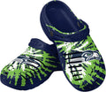 FOCO Men's NFL Team Logo Tie-dye Garden Sandals with Strap