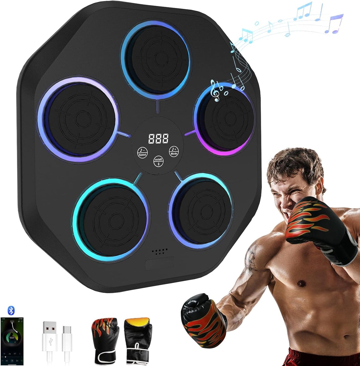 Smart Bluetooth Boxing Trainer Set