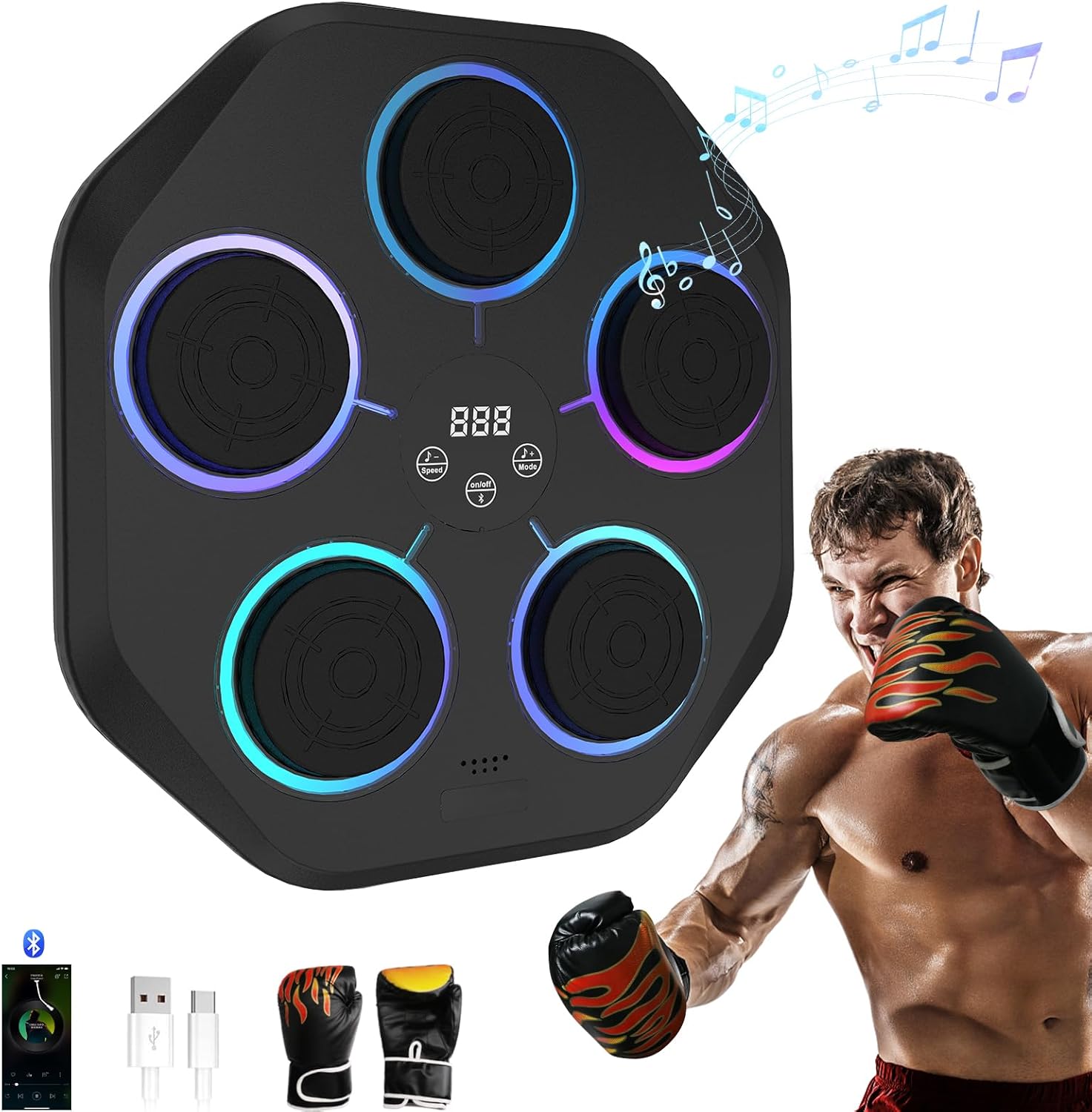 Smart Bluetooth Boxing Trainer Set