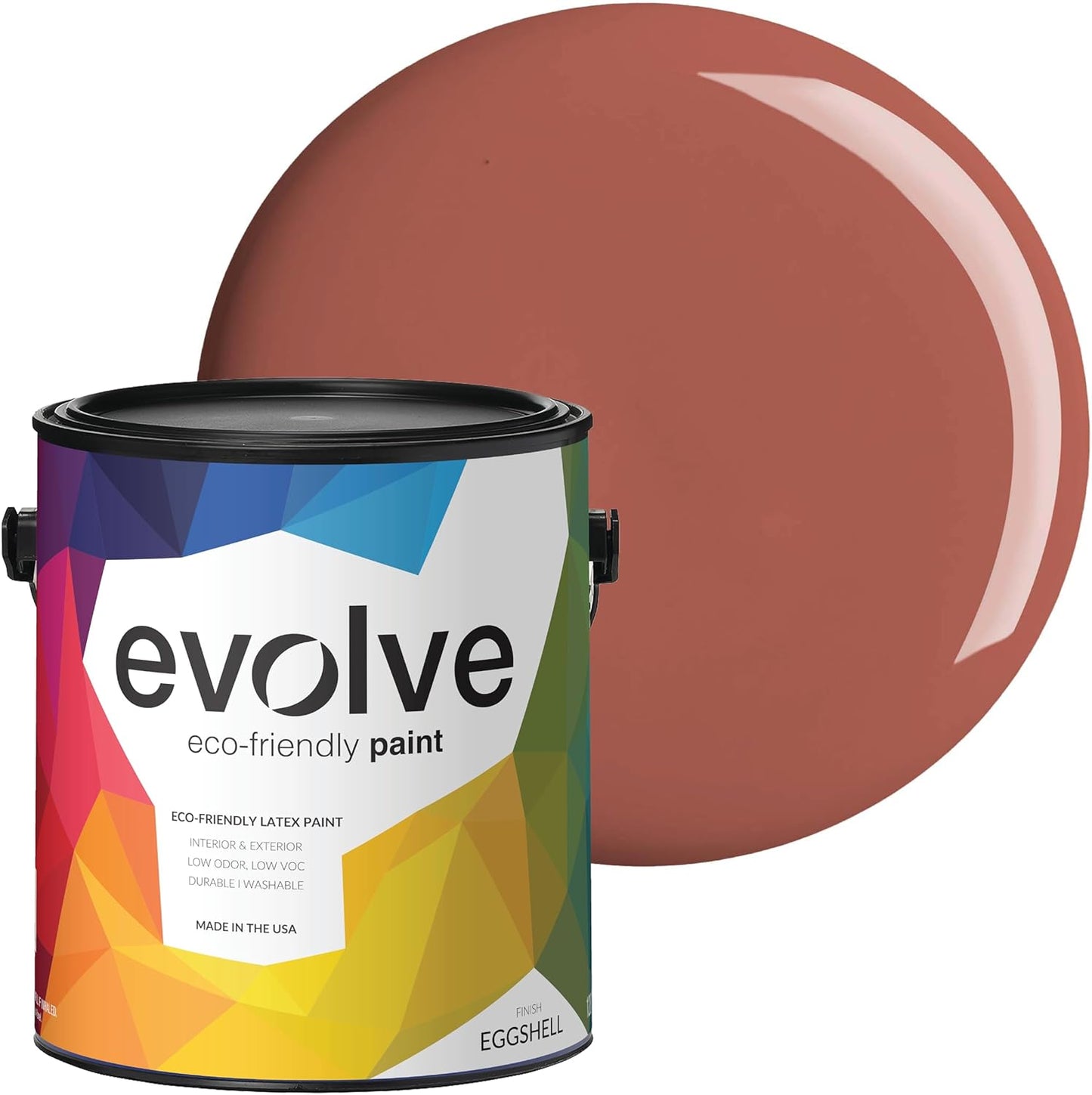 EVOLVE Paint & Primer: Eco-friendly Eggshell for Interiors & Exteriors