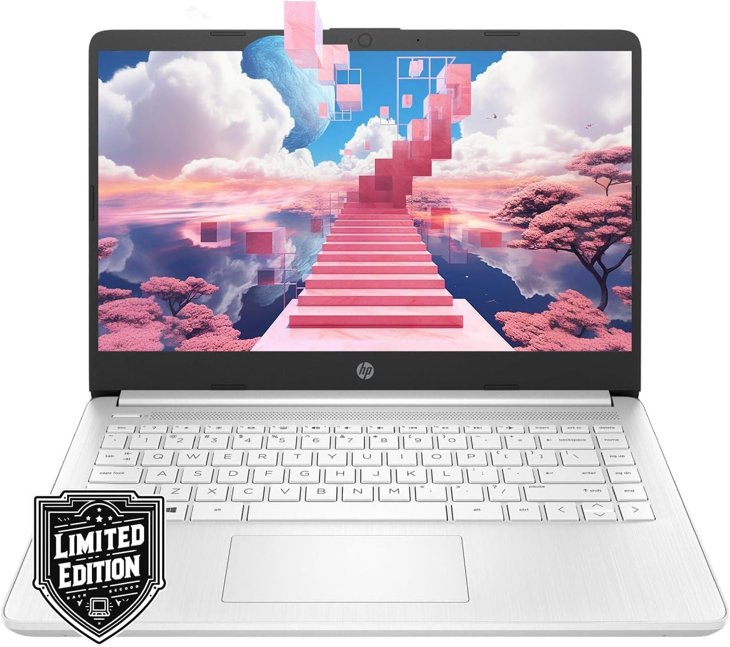 HP 14 HD Laptop with Microsoft 365 and Long Battery Life