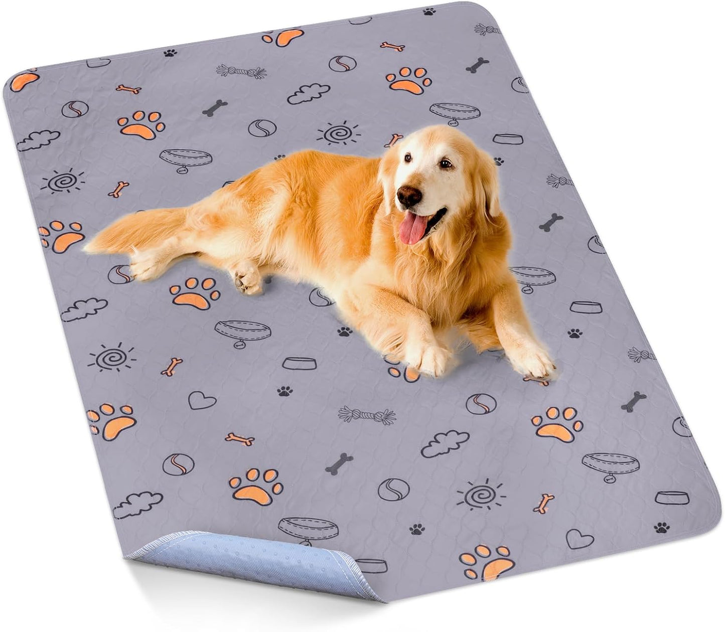 Extra Large Washable Dog Pee Pads for Training and Whelping