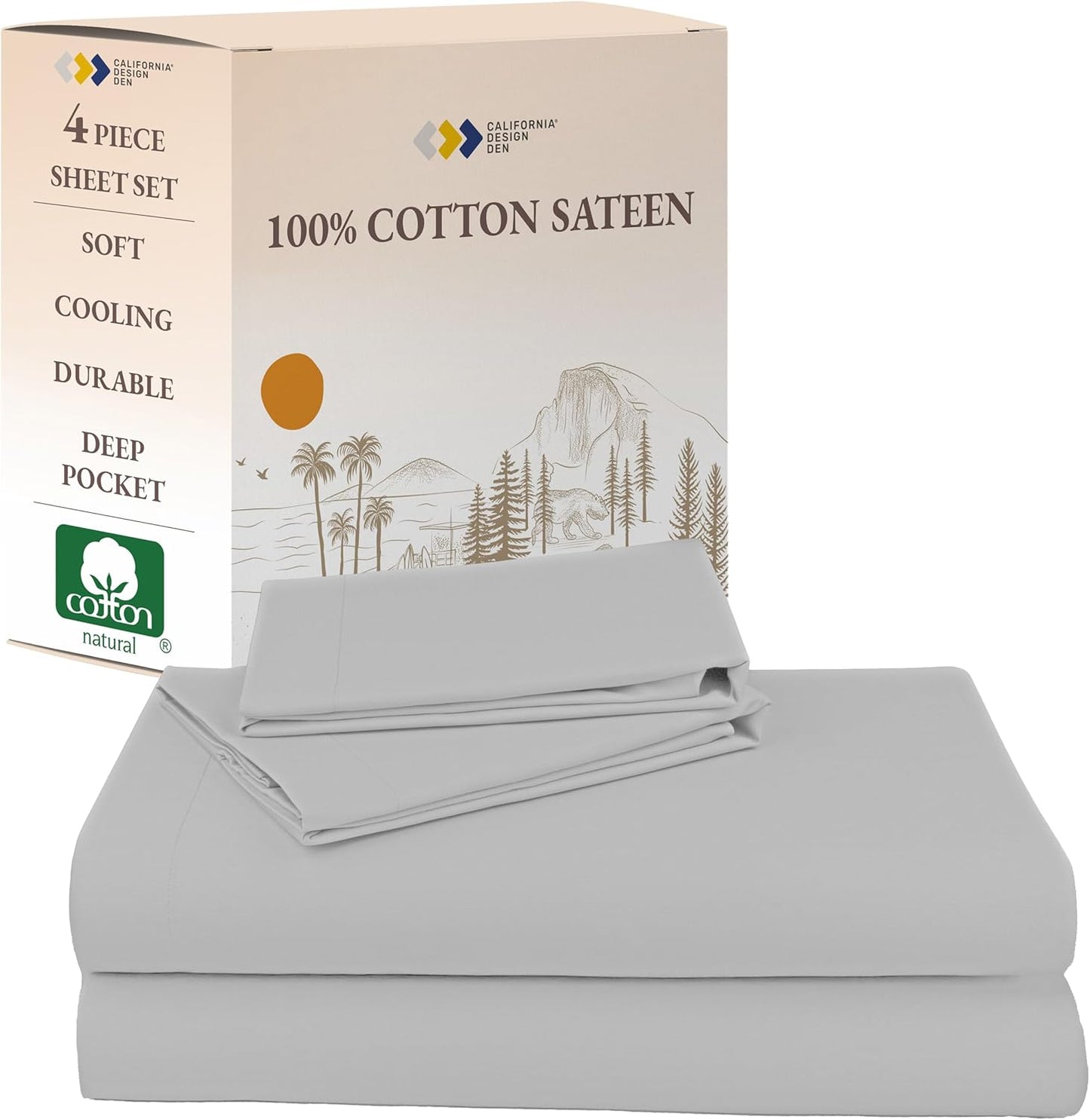 California Design Den King Size Sheets Set for Ultimate Comfort
