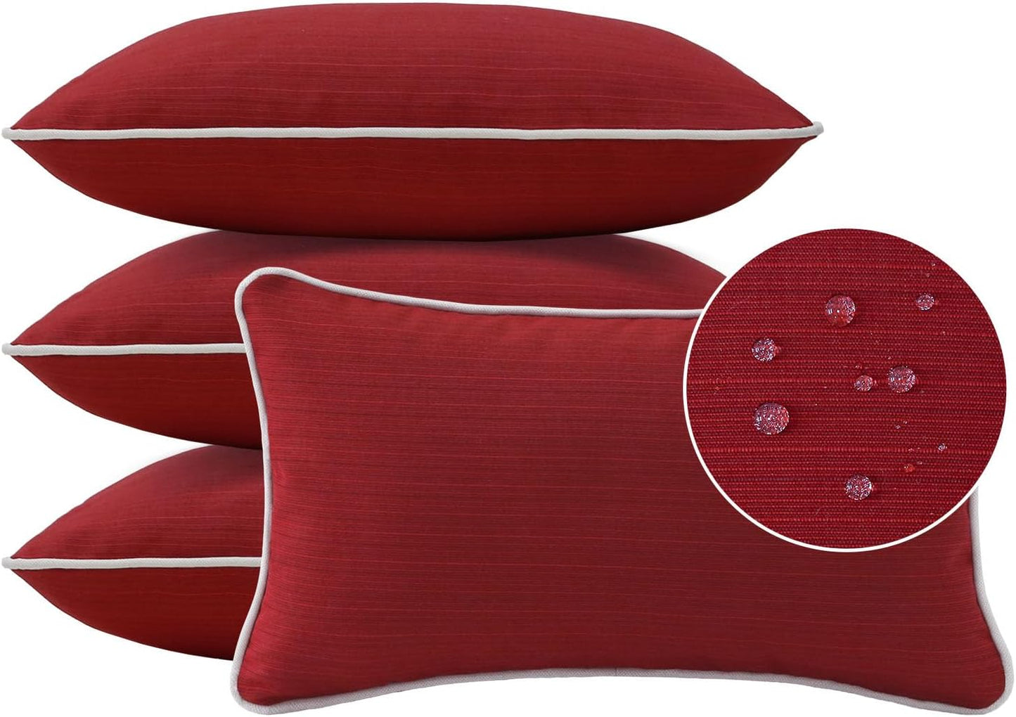 Decorative Outdoor Water Repellent Throw Pillows for Patio