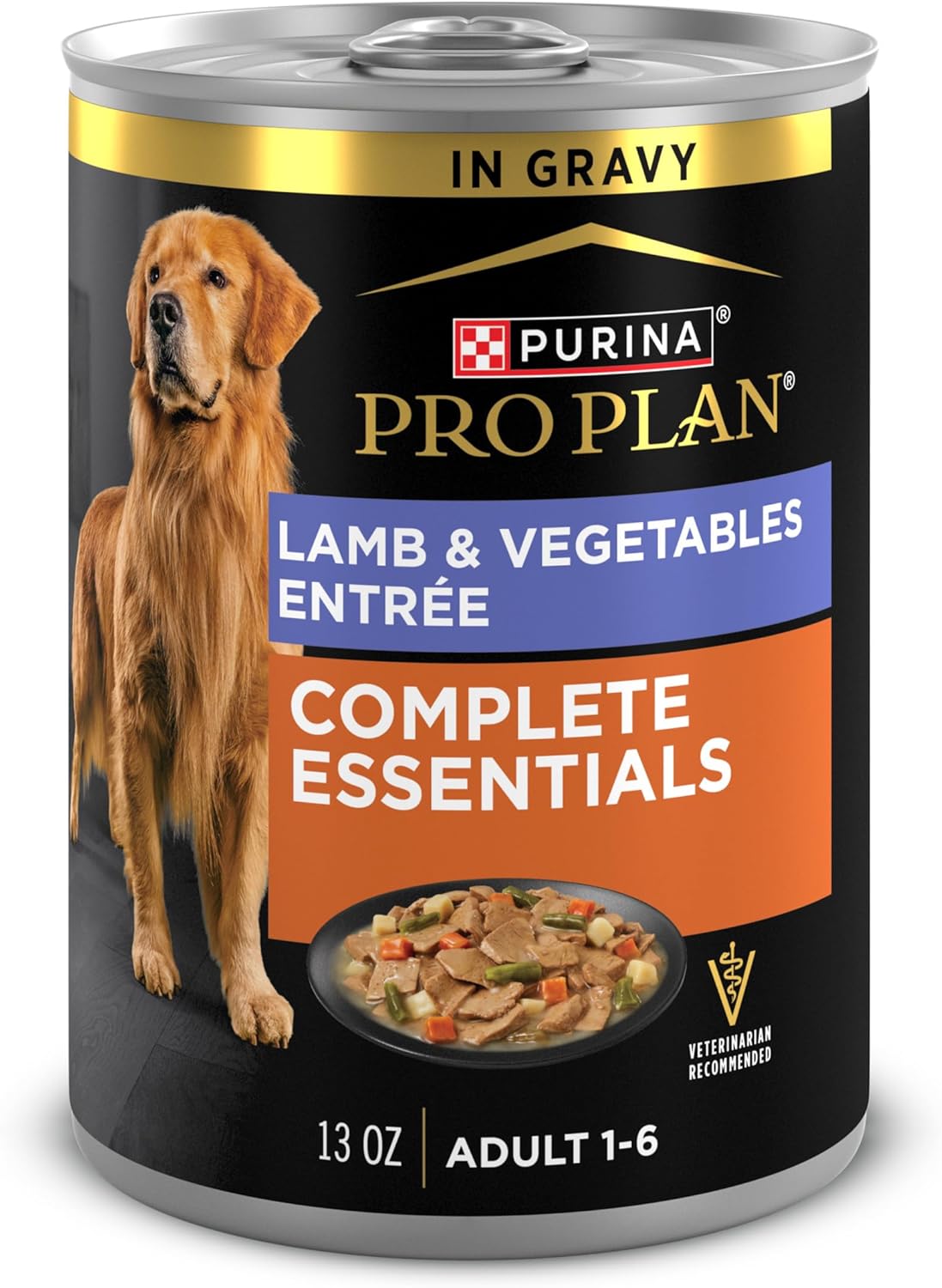 Purina Pro Plan Wet Dog Food with Lamb and Vegetables in Gravy