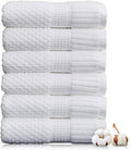 NY Loft 100% Cotton Hand Towel 6 Pack - Soft, Quick-Dry Comfort
