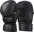 MMA Gloves for Sparring Grappling Hybrid Open Palm Mitts - Durable