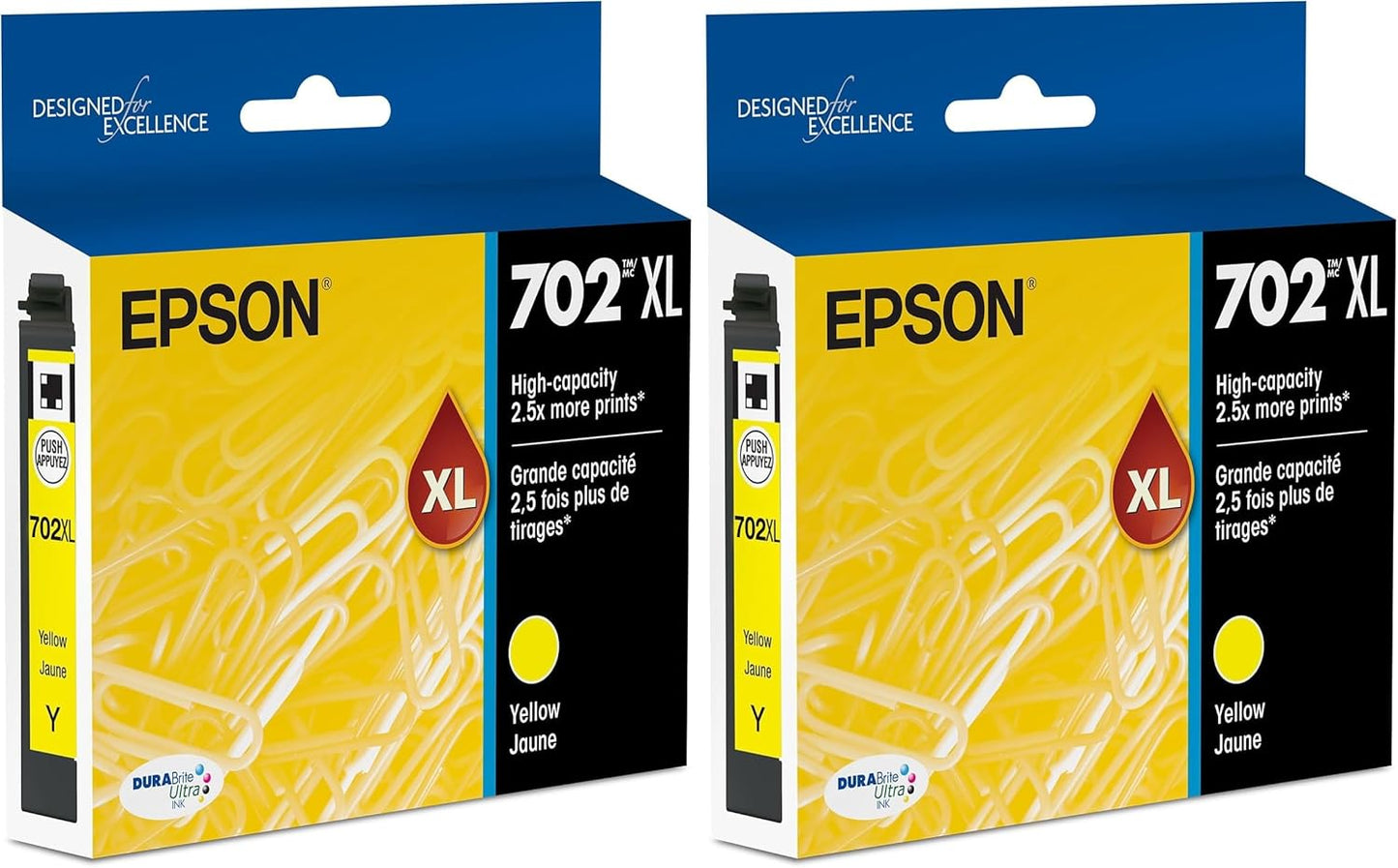 Epson T702 DURABrite Ultra High Capacity Yellow Ink Cartridge