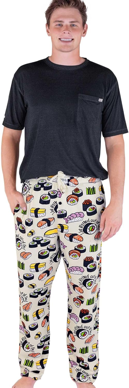 Funny Animal Print Pajama Sets For Men - Comfy Cotton PJs