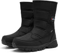 SILENTCARE Men's Winter Waterproof Snow Boots for Outdoor Fun