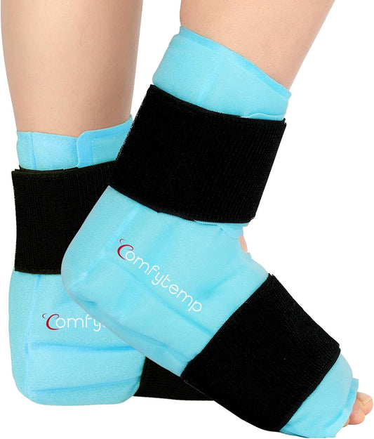 Comfytemp Large Ankle Foot Ice Pack Wrap for Pain Relief