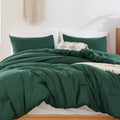 Twin/Twin XL Comforter Set Dark Emerald Green - Dorm Cozy Choice