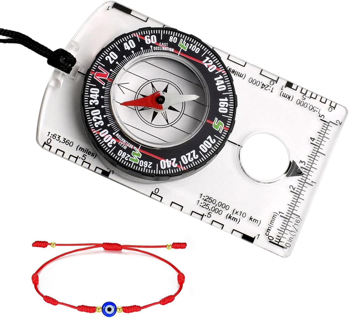 Kids Wilderness Compass with Lucky Bracelet