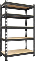 PrimeZone Storage Shelves 5 Tier Adjustable Garage Storage Shelving