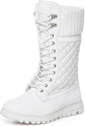 POLAR Womens Faux Fur Waterproof Snow Calf Boots - Warm Winter Walks