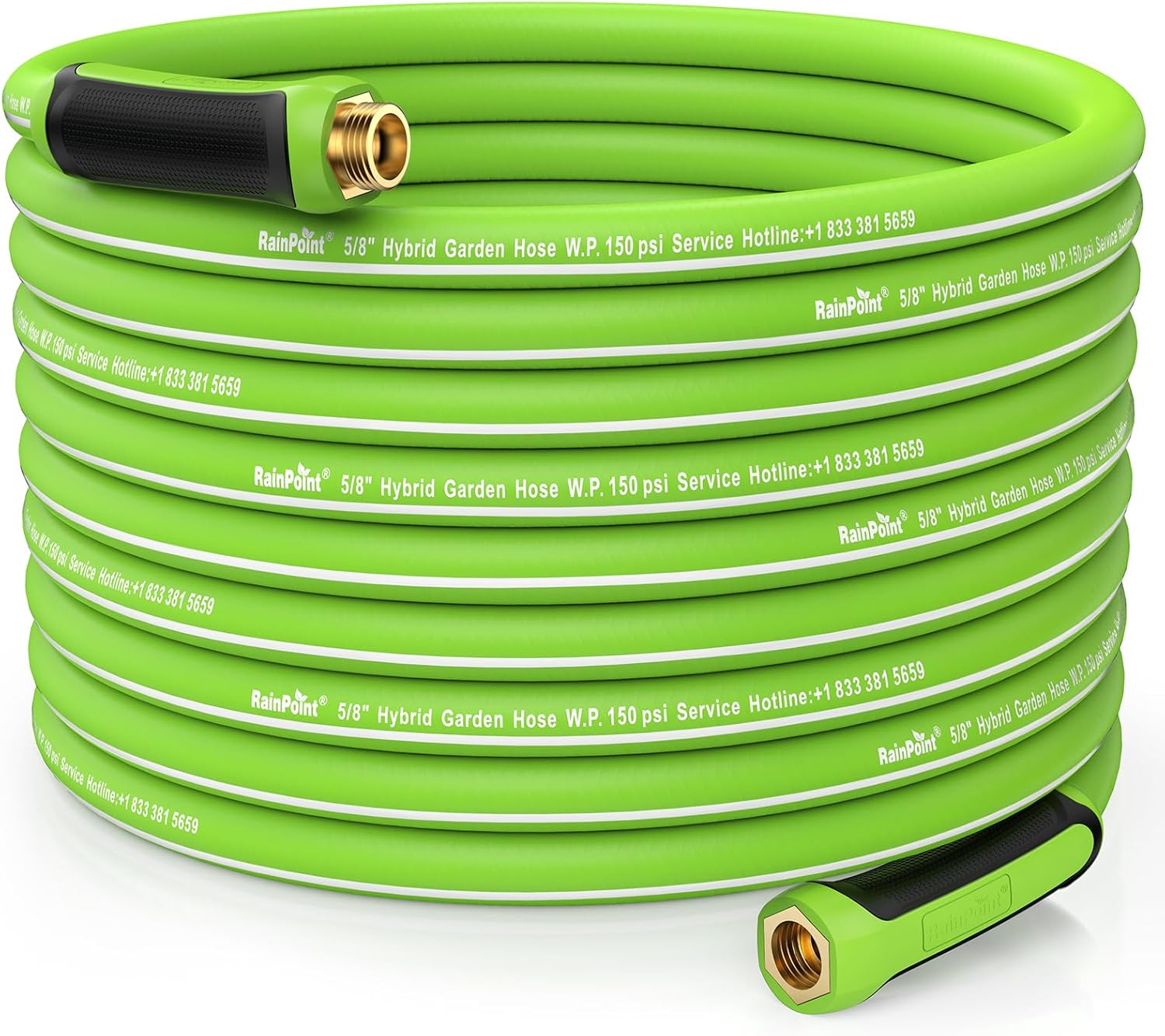 RAINPOINT Garden Hose 100ft - Lightweight Heavy Duty Water Hose