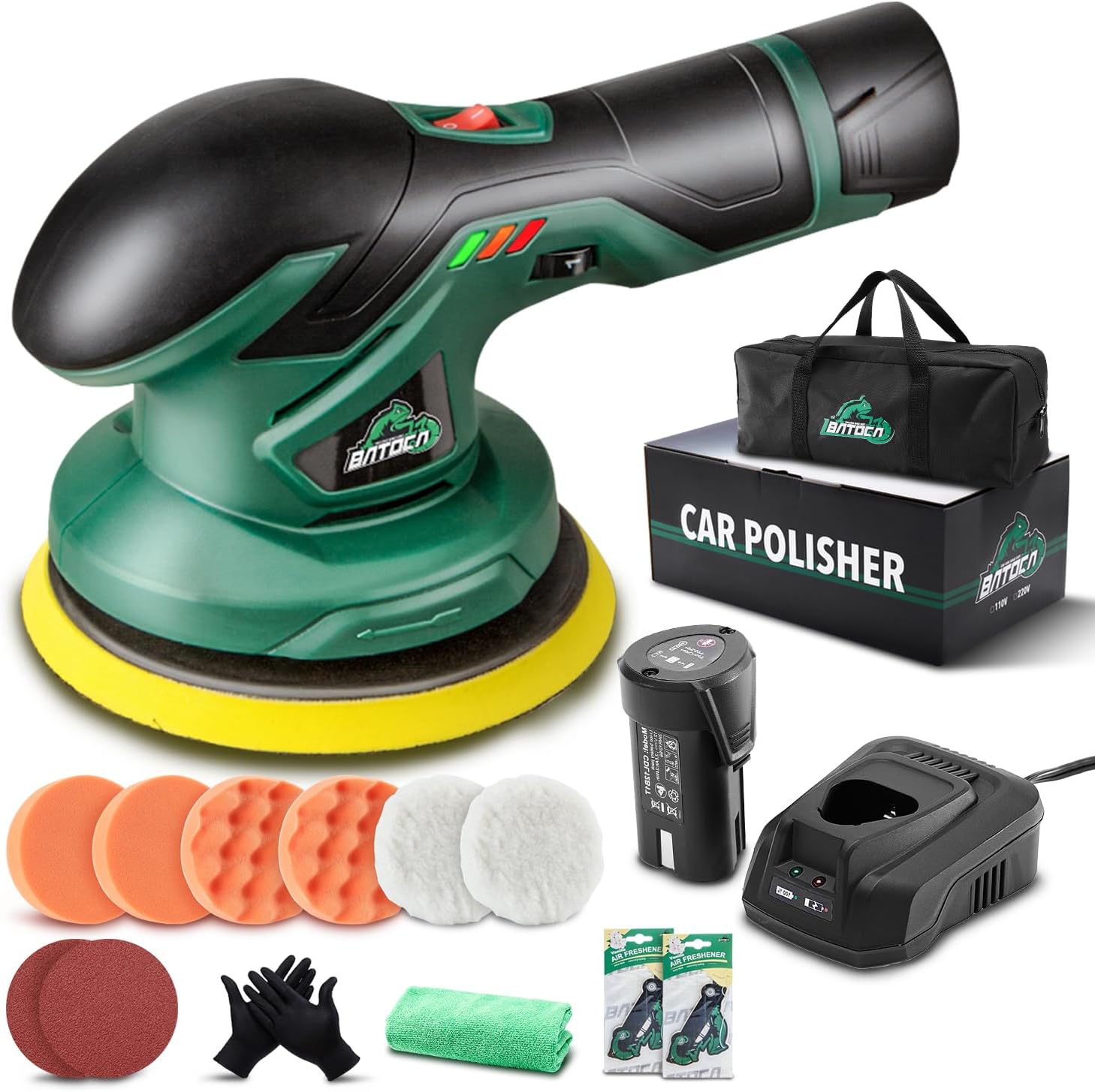 BATOCA Cordless Car Buffer Polisher for Detailing and Waxing