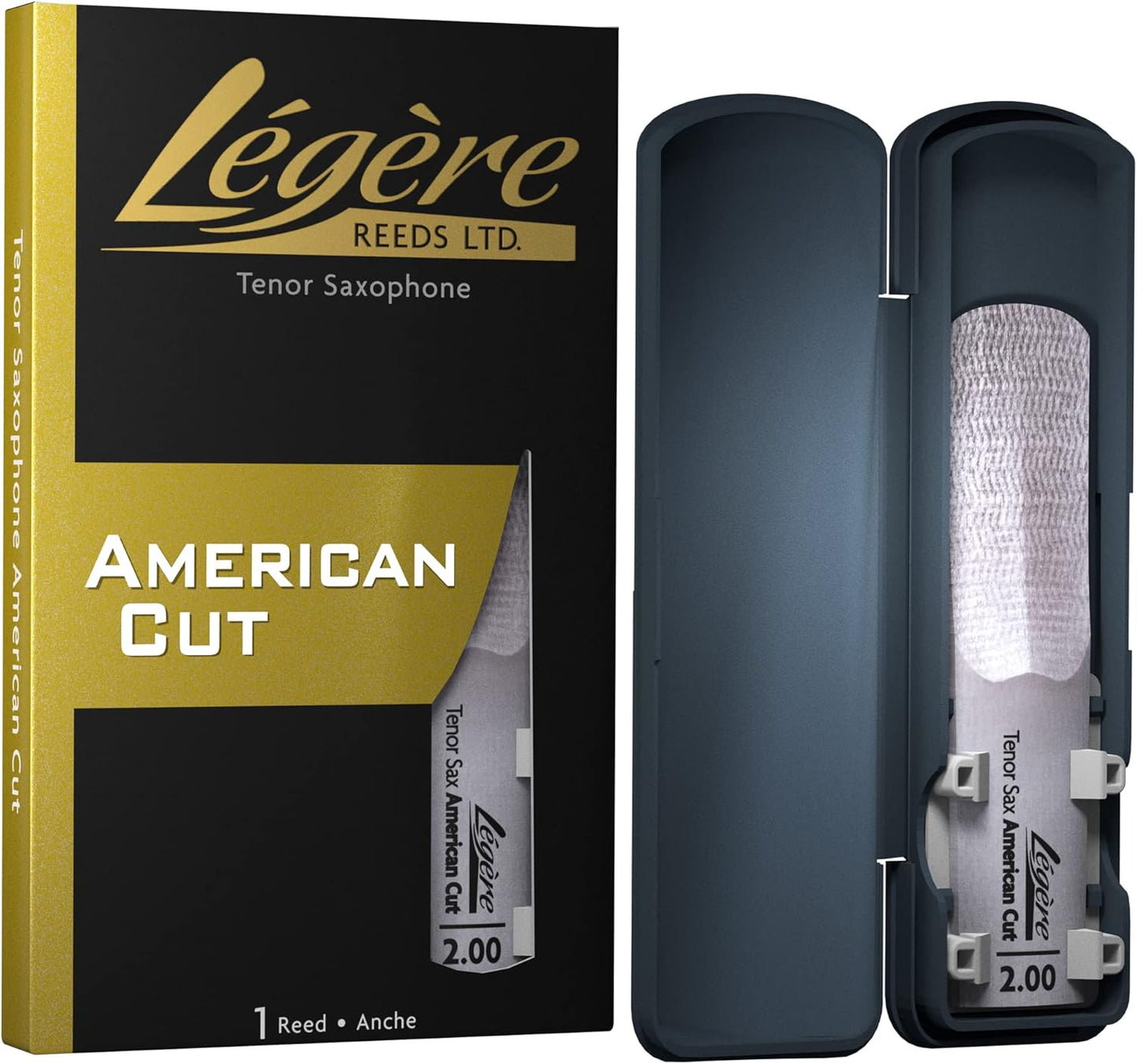 Legere Reeds Tenor Saxophone Reed American Cut Strength 2.00