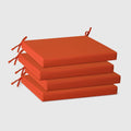 Solace Outdoor Patio Dining Chair Seat Cushions Set of 4 - 18 x 18