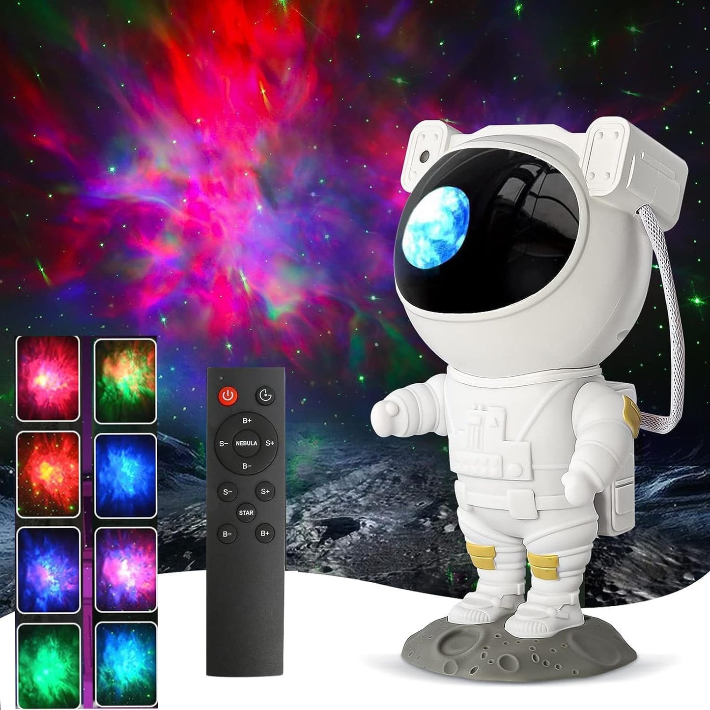 Starry Night Light with Timer & Remote - Perfect Kids Gift! 