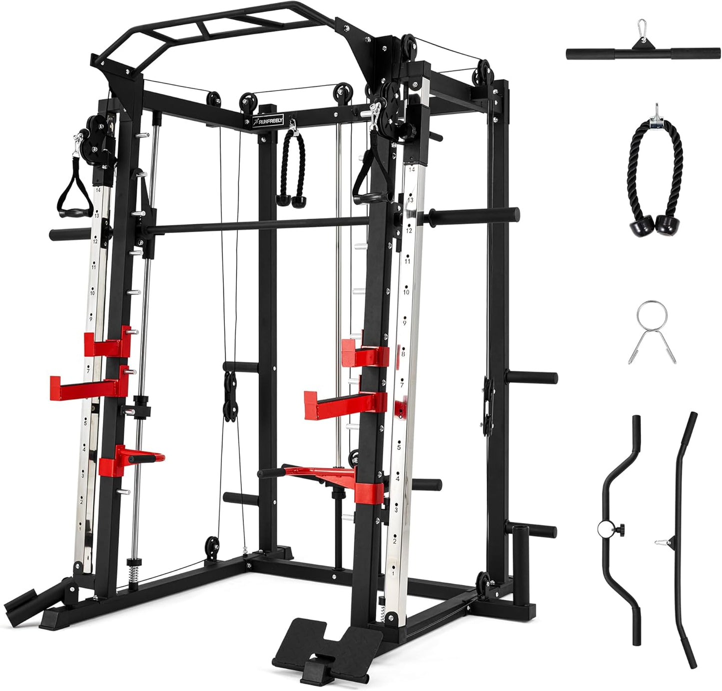 RUNFREELY Power Rack for Home Gym: All-in-One Trainer