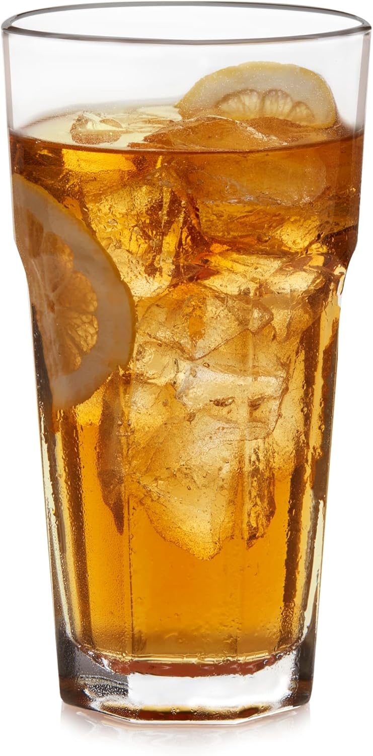 Libbey Gibraltar Iced Tea Glasses Set of 12 for Everyday Use