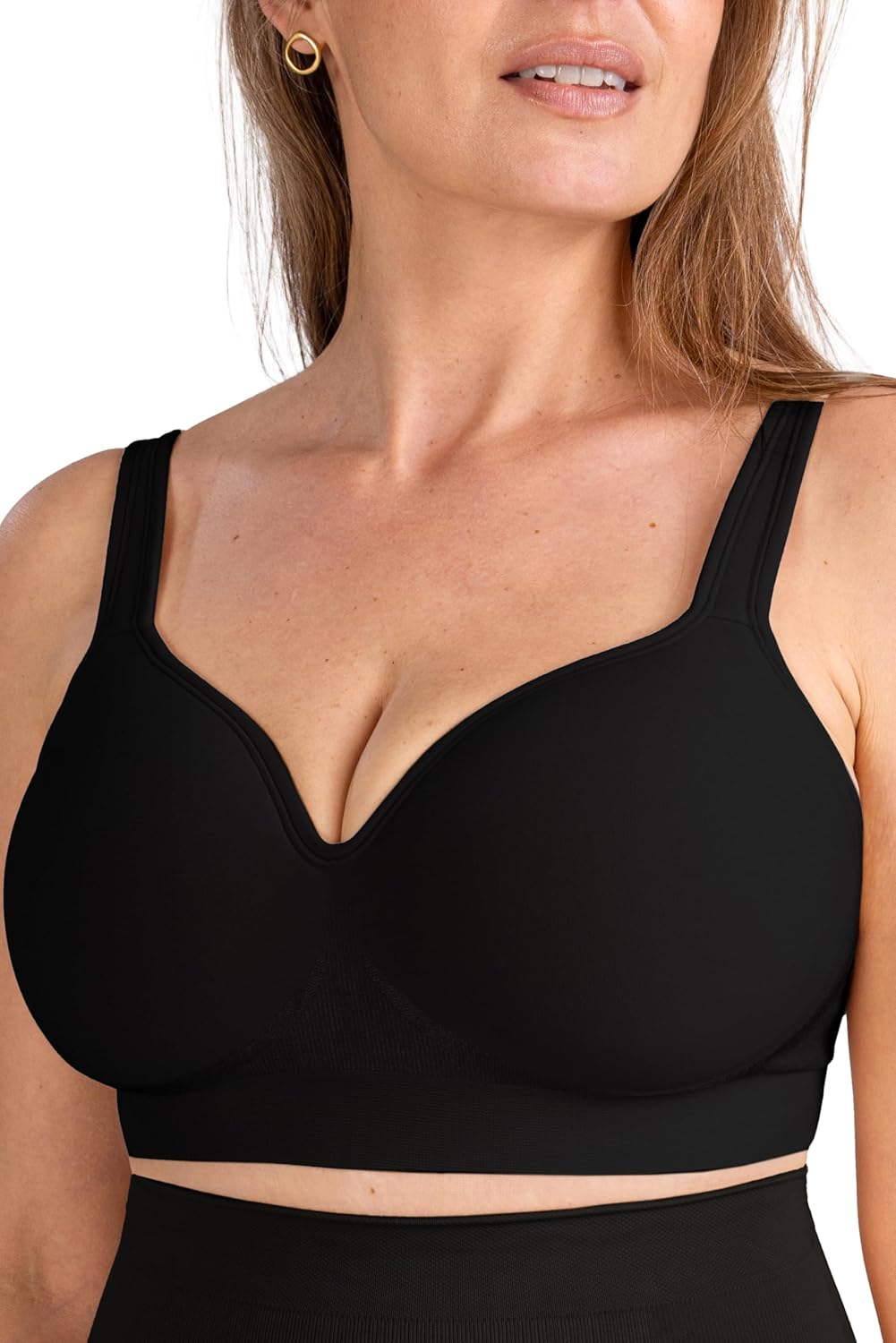 Wireless Push Up Bra with Support and Seamless Comfort