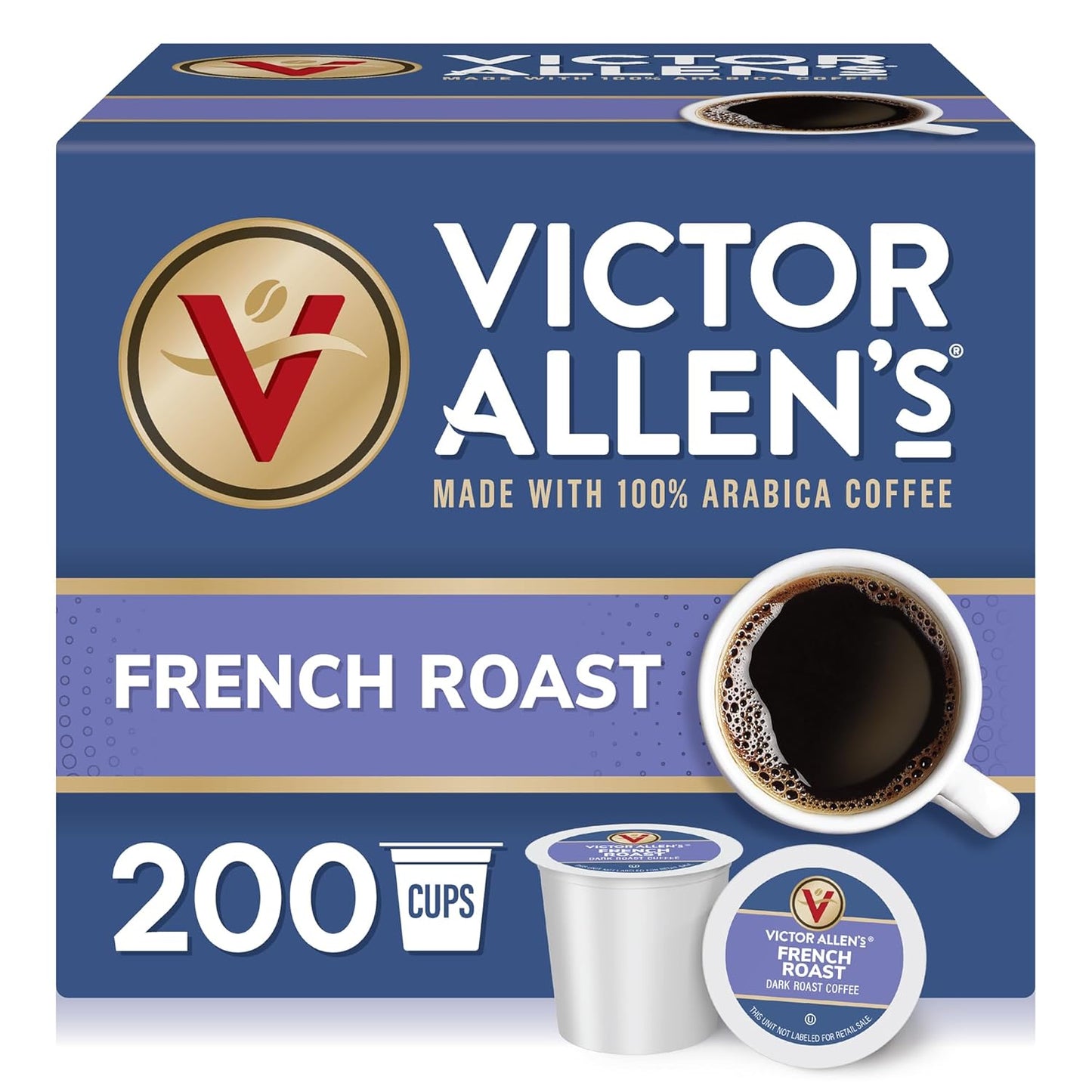 Victor Allen's Coffee French Roast Pods for Perfect Brews
