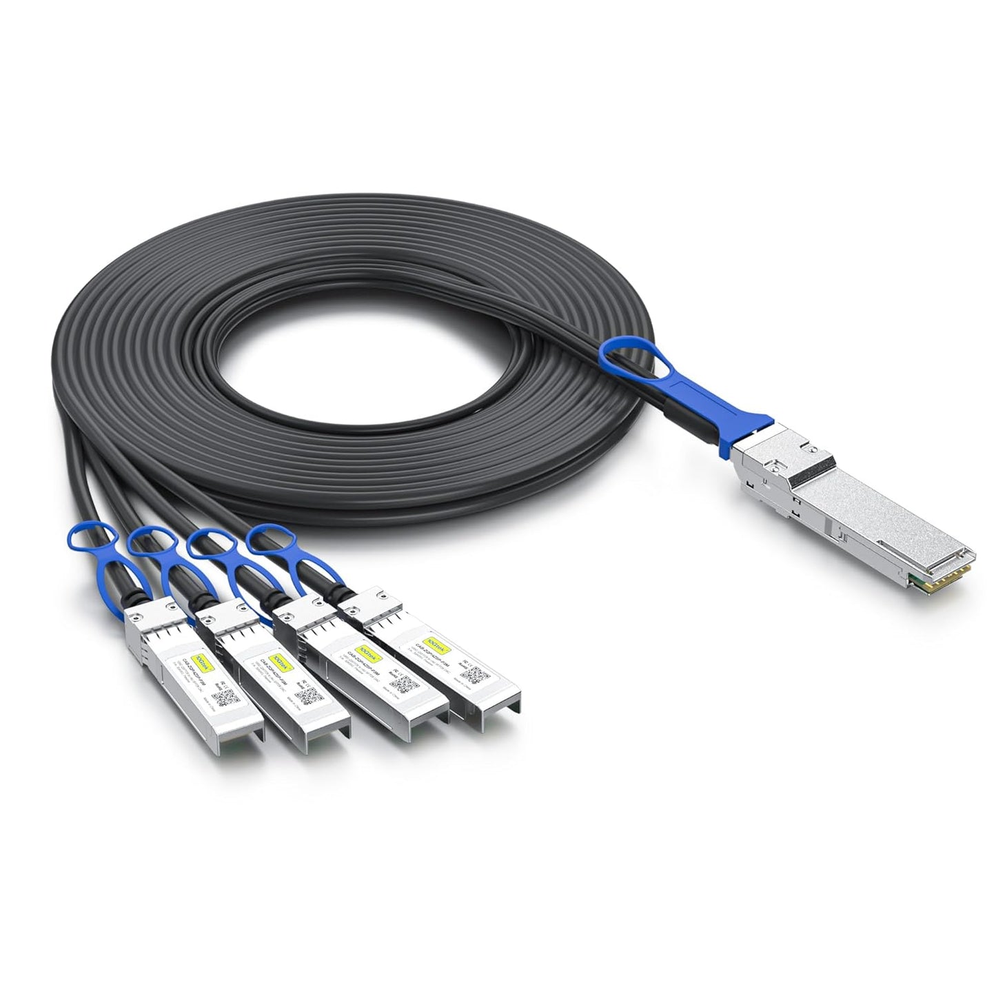 10Gtek 100G QSFP28 to 4X 25G SFP28 Breakout DAC Cable