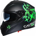 TRIANGLE Full Face Motorcycle Helmet Dual Visor - DOT Certified This