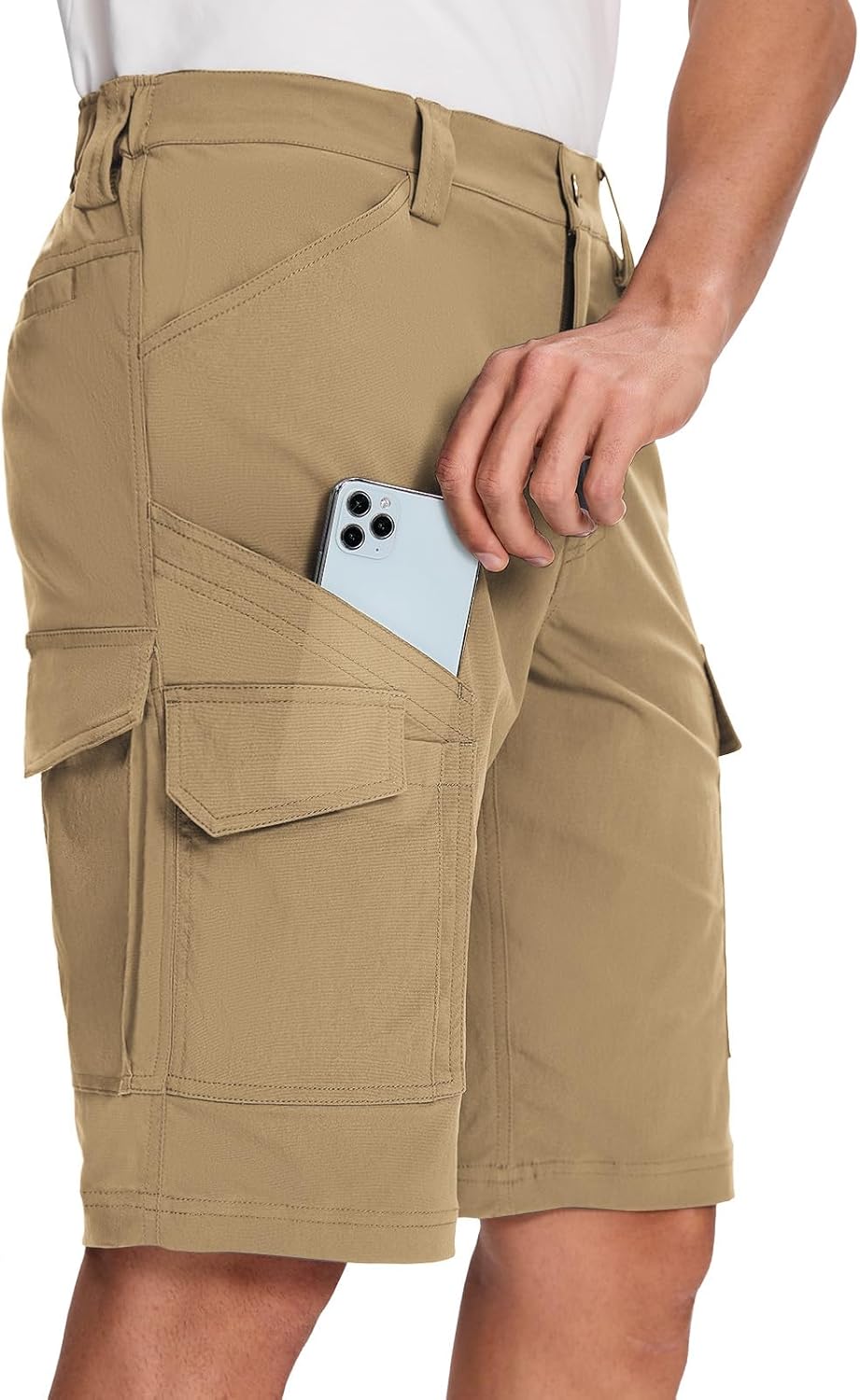 Moosehill Mens Hiking Shorts Lightweight Water Resistant Tactical