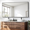 BONEWEI Bathroom Mirror 30x55 in - Clear, Safe Wall Mirror