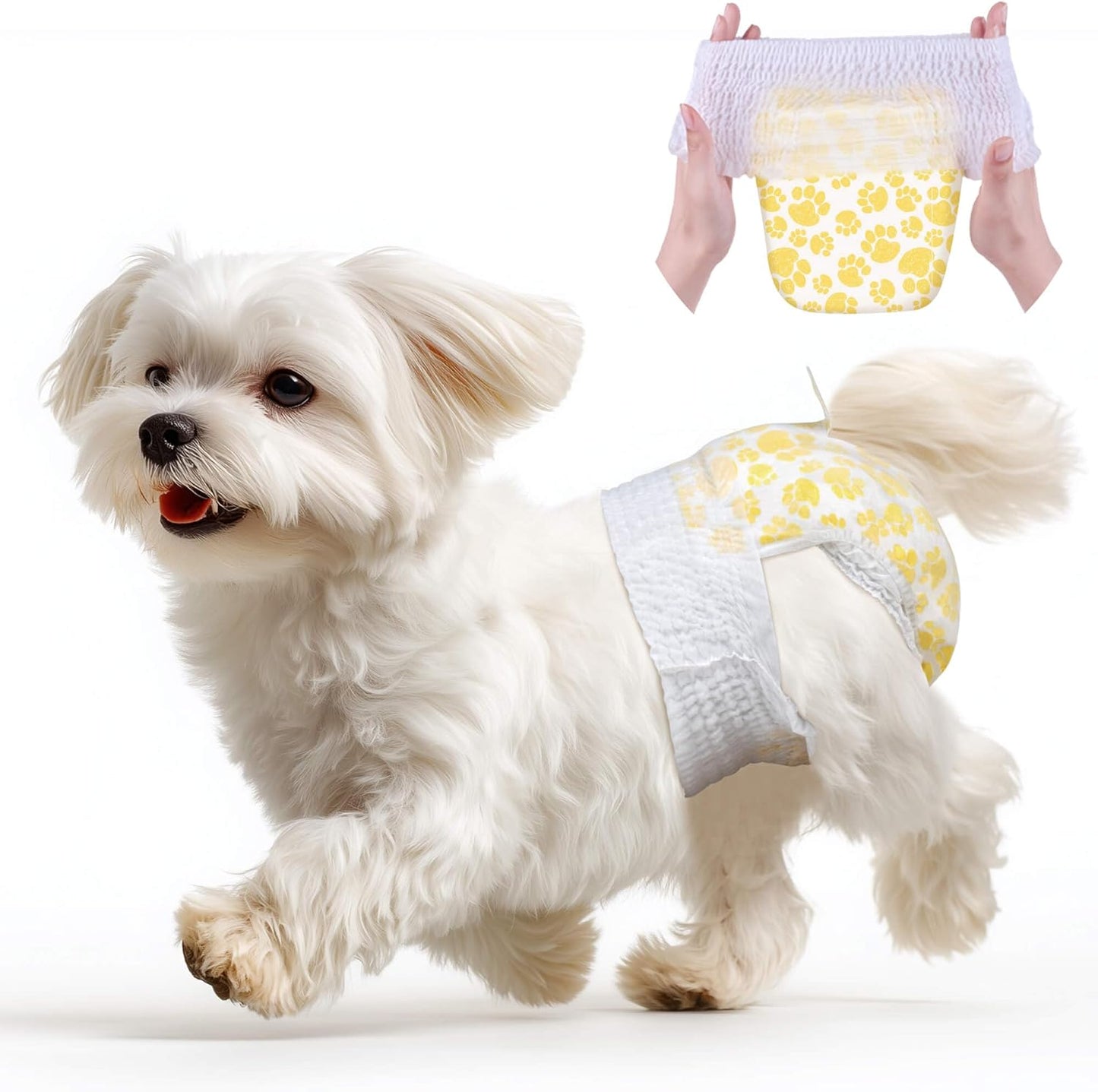Dono Dog Diapers Female - 96Pcs Full Wrap Leak-Proof Diapers