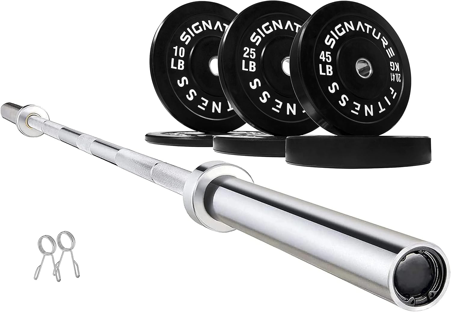 Olympic Bumper Plates Set for Strength Training & Weightlifting