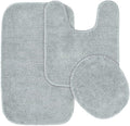 Garland Rug Traditional Nylon Washable 3 Piece Bath Set for Comfort
