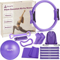 Home Pilates Kit for Women Pink 10-Piece Set - Compact Toning