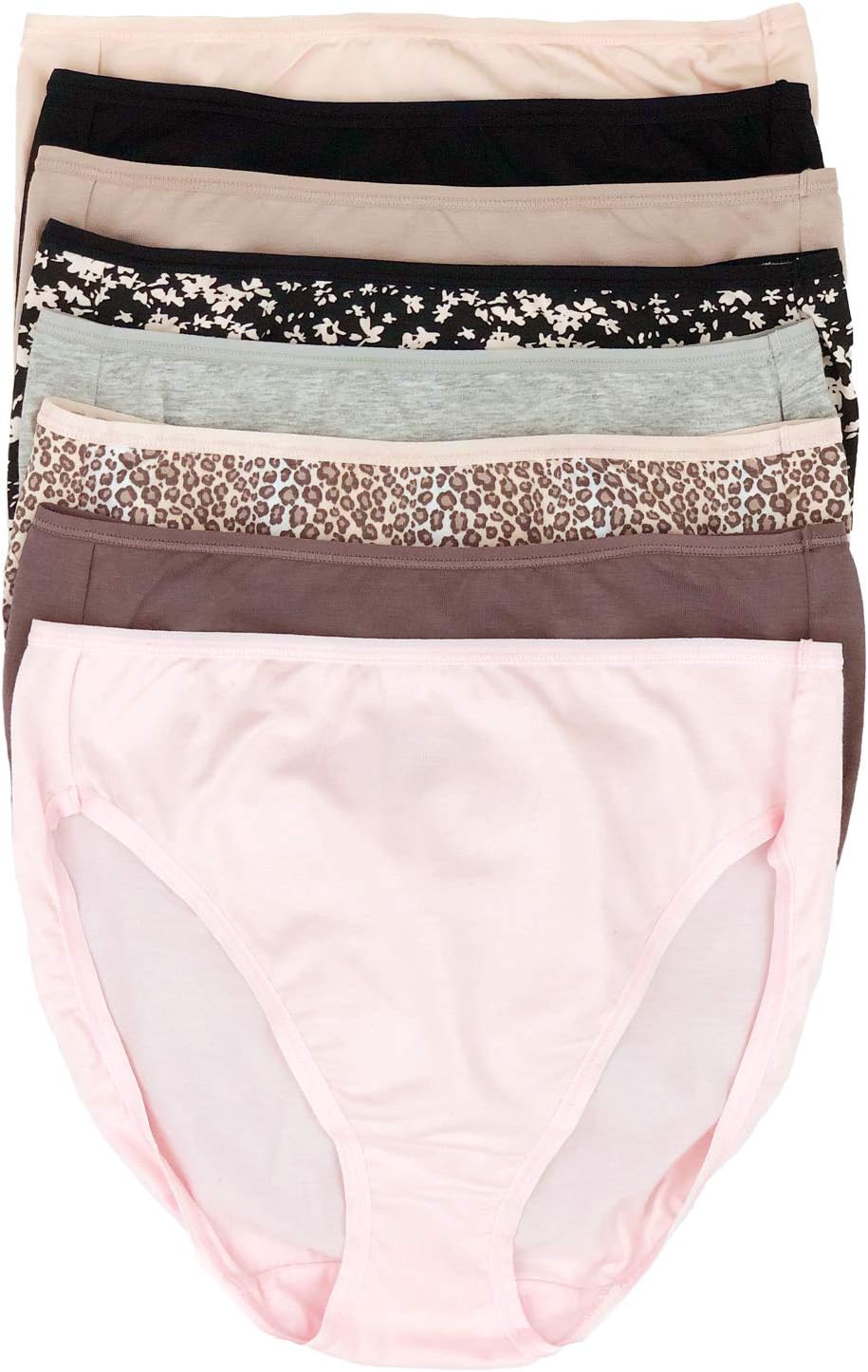 Felina Cotton Modal Hi Cut Panty 6-Pack for Ultimate Comfort