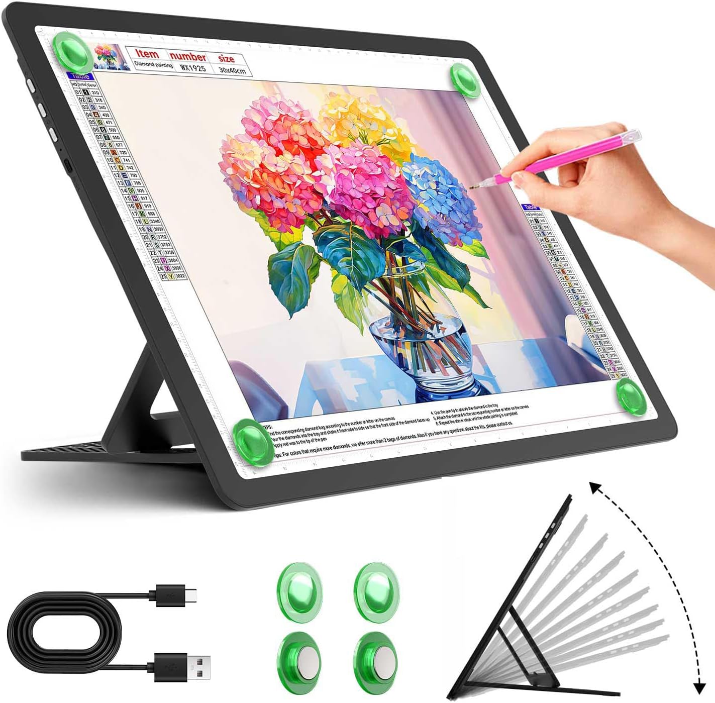 Zocelight Rechargeable A4 Light Pad for Tracing and Sketching
