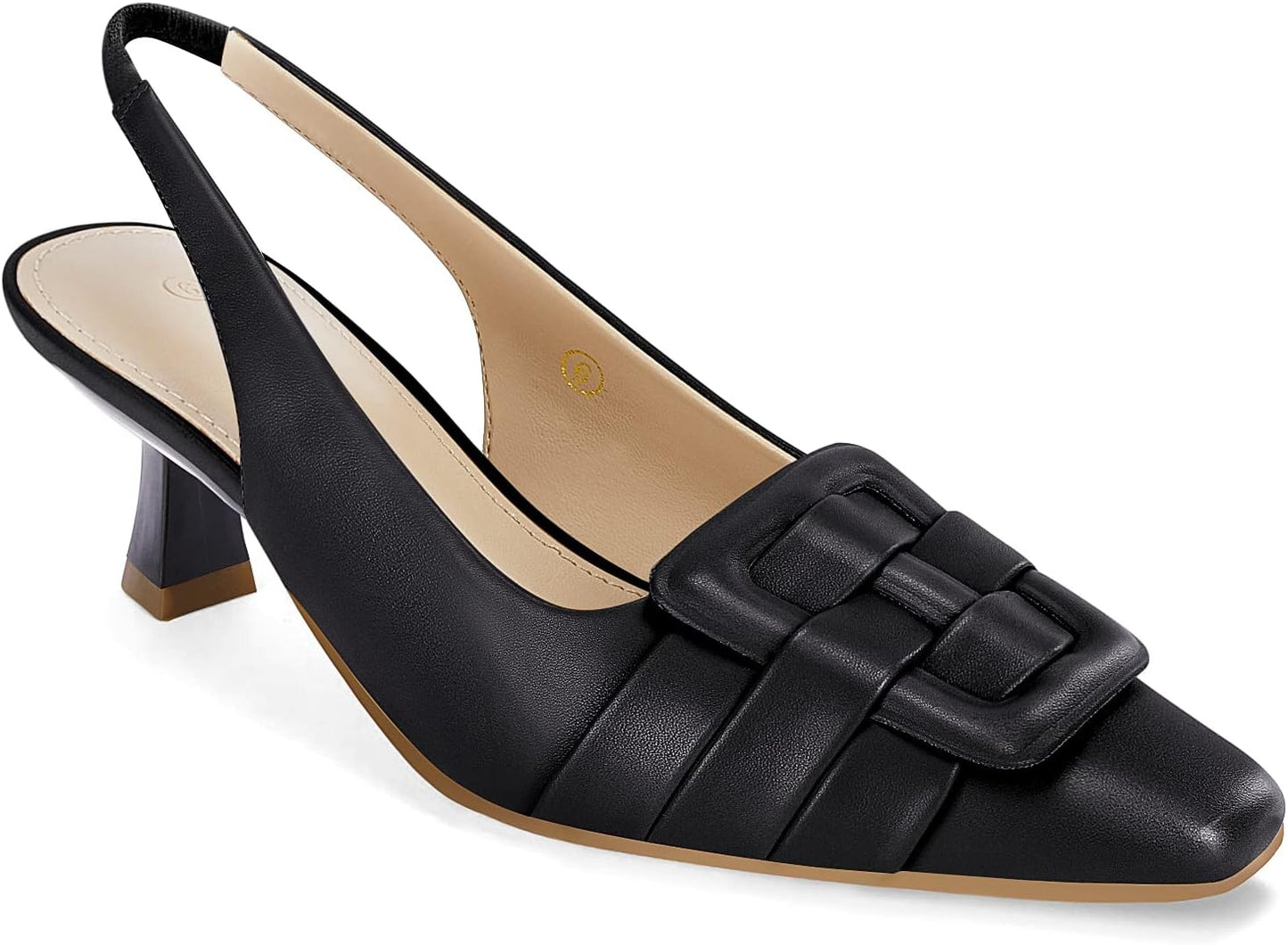 Womens Sling Back Kitten Heels for Comfortable Party Style